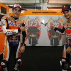 2.000 fans en el box Repsol Honda con Márquez y Pedrosa