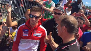 Stoner, en Mugello durante el GP de Italia.