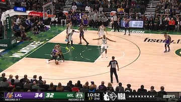 La desastrosa jugada de los Lakers. ¿qué quisieron hacer?