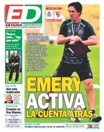 Portadas de la prensa deportiva