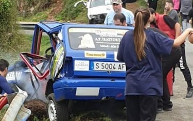 Mueren piloto y copiloto en un accidente en el Rally de Llanes