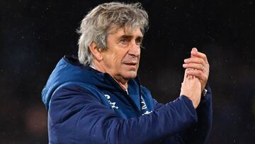 Manuel Pellegrini disfruta de un buen momento con el West Ham en Inglaterra. 