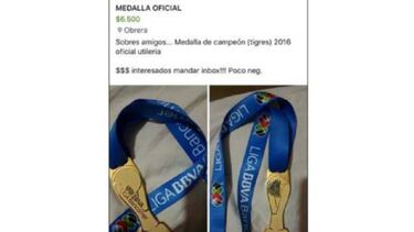 En redes sociales venden medalla de Tigres Campeón