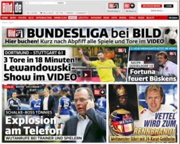 Portadas de la prensa extranjera