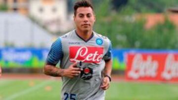 Eduardo Vargas, pertenece a los registros del Napoli.