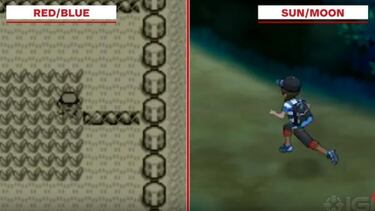 Comparativa gráfica de la saga Pokémon: 1998 vs 2016