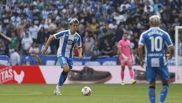 Barcia jugó su primer partido de titular ante el Burgos.