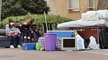 Desahuciada una familia: sin ayudas y con cuatro menores