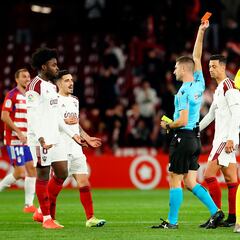 Tres apercibidos en el Albacete por acumulación de tarjetas amarillas