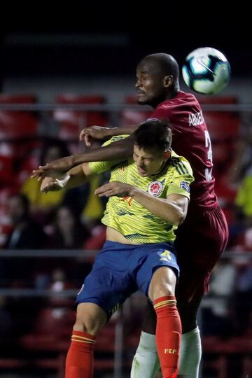 La Selección Colombia clasifica a octavos de final después de un cerrado partido contra Qatar en el estadio de Sao Paulo, Morumbí.