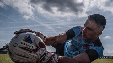 Andrés Fernández, del Levante, en Buñol.