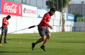 Los jugadores se someten a diario a un exhaustivo trabajo físico.