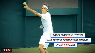 Federer, el tenista más exitoso de la historia cumple 37 años