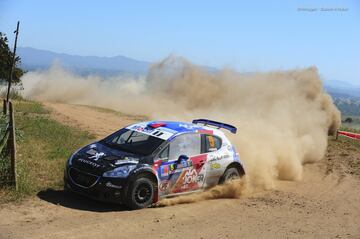 El Peugeot 208 R5 de Pedro Heller y Pablo Olmos en el RallyMobil Valparaíso 2017