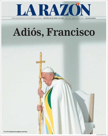 Las portadas de todo el mundo lloran la muerte del papa Francisco