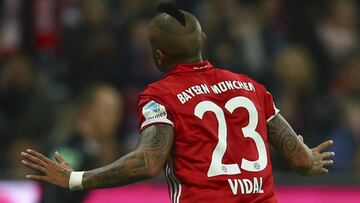 Vidal y sus notables números en 60 partidos con Bayern