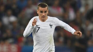 Griezmann con la selección francesa.