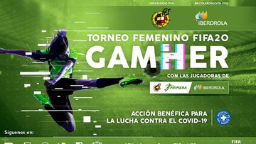 GamHer, torneo de f&uacute;tbol femenino online. 