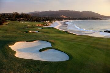 Definido por Golf Digest como “el más grande encuentro entre tierra y mar del golf americano”, fue creado por Douglas Grant y Jack Neville en 1918 y Arnold Palmer y Thad Layton lo reformaron en 2016. Del 4 al 10 emergen los acantilados de la costa californiana en una postal clásica de este deporte que se completa con el 17 y el 18. Ha albergado seis veces el US Open y es uno de los links más difíciles de Estados Unidos. 