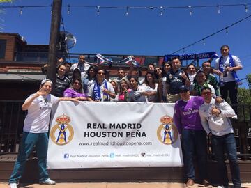 Las peñas del Madrid en Estados Unidos vibran con El Clásico