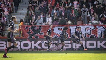 El Real Valladolid estrenó goleadores en Gijón