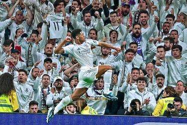 El cabezazo que conectó para hacer el primer gol madridista no tiene nada que envidiar a los grandes killers europeos. Muy activo, estuvo a punto de provocar un penalti.