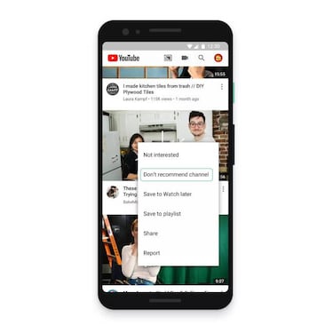 YouTube te dará más control sobre los videos que te recomienda