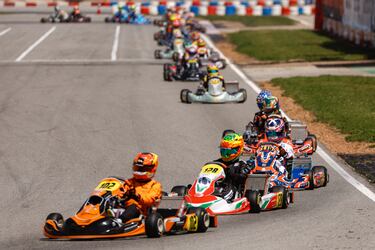 Anagnostiadis y Baglin se imponen en el estreno del Europeo de karting en Campillos