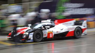 El Toyota &#039;8&#039; de Buemi, Nakajima y Alonso. 
 