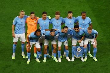 Once inicial del Manchester Cityl.