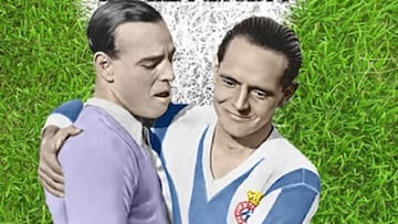 Zamora y Saprissa, en la portada del libro 'Ricardo Saprissa, una vida de leyenda', del añorado Jordi Puyaltó y José Antonio Pastor.
