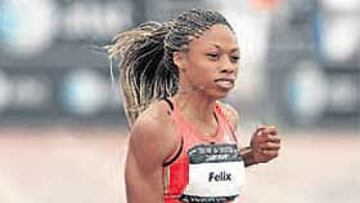 <b>RÉCORD. </b>Allyson será una de las grandes protagonistas en Osaka.