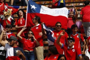 Las mejores imágenes de la previa del Ecuador - Chile