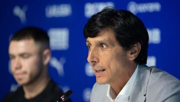 Sergio Fernández en Mendizorroza.