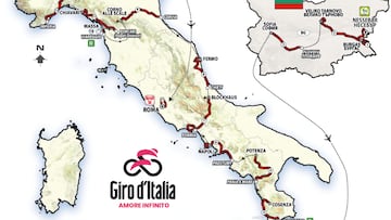 Recorrido del Giro de Italia 2026.
