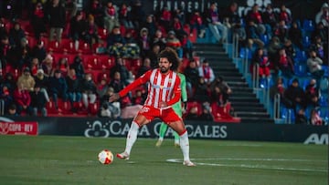 Aridane Hernández, del indulto al castigo en la derrota ante el Burgos