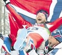 Aamodt y Kostelic baten el récord de oros el mismo día