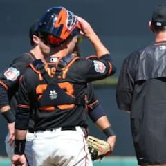 Una línea le pega de lleno a Cueto, quien sale ileso