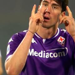 Vlahovic, el nuevo cañón serbio que mira de frente a Haaland