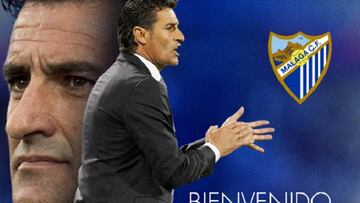 Míchel llega al Málaga.