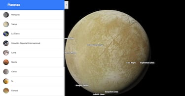 Puedes ver las lunas de Saturno desde Google Maps