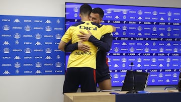 Pablo Martínez y Jaime son dos de los jugadores que se despiden del Deportivo al acabar contrato.