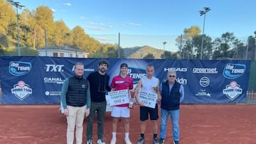 Imagen del Open Motor Pacífico Camp Bixquert, del Circuito IBP Tenis Pro, en el Club de Tenis Camp Bixquert de Xàtiva.