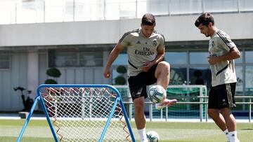 Jovic vuelve a entrenar