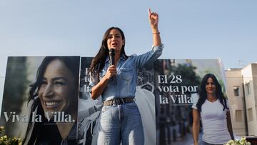 La candidata de Ciudadanos a la Alcaldía de la Villa de Madrid, Begoña Villacís, durante el acto de inicio de campaña de las elecciones municipales del 28M, en el distrito de Salamanca, a 11 de mayo de 2023, en Madrid (España). Esta noche comienza de forma oficial la campaña electoral de las elecciones autonómicas y municipales en toda España. Este acto marca el inicio de la campaña electoral de Ciudadanos, de cara a las próximas elecciones municipales y autonómicas del 28 de mayo. La campaña dura 15 días, terminando el próximo 27 de mayo.
11 MAYO 2023;CIUDADANOS;CAMPAÑA;CAMPAÑA ELECTORAL;ELECCIONES;COMICIOS;ELECCIONES MUNICIPALES;ELECCIONES AUTONÓMICAS;28 DE MAYO;28M
Alejandro Martínez Vélez / Europa Press
11/05/2023