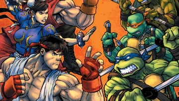 teenage mutant ninja turtles vs street fighter comic
