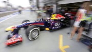 Vettel se est&aacute; mostrando intratable tambi&eacute;n en Singapur.