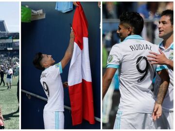 Este s&aacute;bado, ante los Vancouver Whitecaps, el atacante peruano hizo se debut como nuevo jugador del Seattle Sounders de la Major League Soccer.