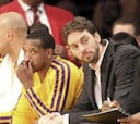 Pau Gasol progresa bien y decidirá sobre su reaparición