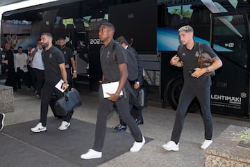 Carvajal, Benzema, Alaba y Fede Valverde.